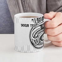 Hawaii and Japanese Culture Personalised Ceramic Mug With Polynesian Tribal Tattoo Style LT9 - Polynesian Pride