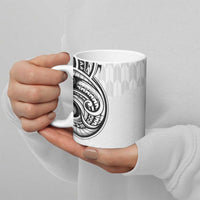 Hawaii and Japanese Culture Personalised Ceramic Mug With Polynesian Tribal Tattoo Style LT9 - Polynesian Pride