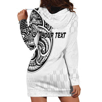 Hawaii and Japanese Culture Personalised Hoodie Dress With Polynesian Tribal Tattoo Style