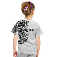 Hawaii and Japanese Culture Personalised Kid T Shirt With Polynesian Tribal Tattoo Style
