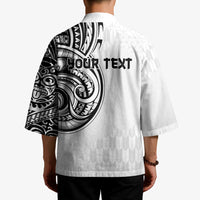 Hawaii and Japanese Culture Personalised Kimono With Polynesian Tribal Tattoo Style LT9 - Polynesian Pride