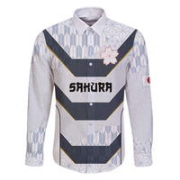 Japan Pacific Rugby 2022-23 Custom Family Matching Off The Shoulder Long Sleeve Dress and Hawaiian Shirt Black Sakura Japanese Wave Pattern