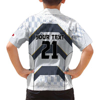 Japan Pacific Rugby 2022-23 Custom Kid Hawaiian Shirt Black Sakura Japanese Wave Pattern