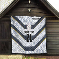 Japan Pacific Rugby 2022-23 Custom Quilt Black Sakura Japanese Wave Pattern