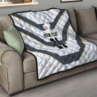 Japan Pacific Rugby 2022-23 Custom Quilt Black Sakura Japanese Wave Pattern