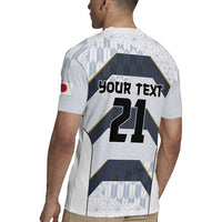 Japan Pacific Rugby 2022-23 Custom Rugby Jersey Black Sakura Japanese Wave Pattern LT9 - Polynesian Pride