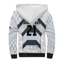 Japan Pacific Rugby 2022-23 Custom Sherpa Hoodie Black Sakura Japanese Wave Pattern LT9 - Polynesian Pride