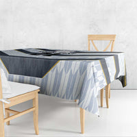 Japan Pacific Rugby 2022-23 Custom Tablecloth Black Sakura Japanese Wave Pattern LT9 - Polynesian Pride
