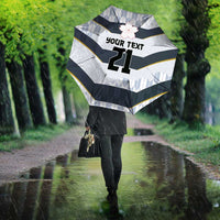 Japan Pacific Rugby 2022-23 Custom Umbrella Black Sakura Japanese Wave Pattern LT9 - Polynesian Pride