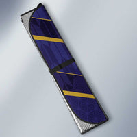 Japan Pacific Rugby 2022-23 Custom Auto Sun Shade Blue Sakura Japanese Wave Pattern - Polynesian Pride