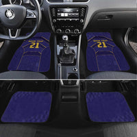 Japan Pacific Rugby 2022-23 Custom Car Mats Blue Sakura Japanese Wave Pattern LT9 Set 4pcs Blue - Polynesian Pride