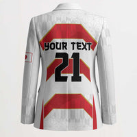 Japan Pacific Rugby 2022-23 Custom Blazer Red Sakura Japanese Wave Pattern - Polynesian Pride