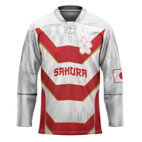 Japan Pacific Rugby 2022-23 Custom Hockey Jersey Red Sakura Japanese Wave Pattern LT9 Unisex Red - Polynesian Pride
