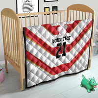 Japan Pacific Rugby 2022-23 Custom Quilt Red Sakura Japanese Wave Pattern