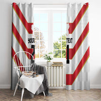 Japan Pacific Rugby 2022-23 Custom Window Curtain Red Sakura Japanese Wave Pattern