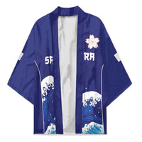 Japan Pacific Rugby Custom Kimono Go Sakura Japanese Wave Pattern LT9 Unisex Blue - Polynesian Pride