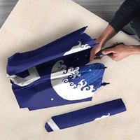 Japan Pacific Rugby Custom Umbrella Go Sakura Japanese Wave Pattern LT9 - Polynesian Pride