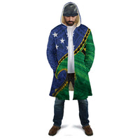 Solomon Islands Independence Day 1978 Personalised Cloak Polynesian Pattern with Flag Style - Polynesian Pride
