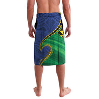 Solomon Islands Independence Day 1978 Personalised Lavalava Polynesian Pattern with Flag Style