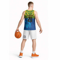 Solomon Islands Rugby Custom Basketball Jersey Simple Coat of arm Polynesian Pattern - Polynesian Pride