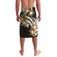 Plumeria Tribal Tattoo Lavalava Gold Polynesian Pattern LT9 - Polynesian Pride