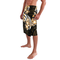 Plumeria Tribal Tattoo Lavalava Gold Polynesian Pattern LT9 - Polynesian Pride