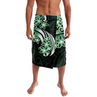 Plumeria Tribal Tattoo Lavalava Green Polynesian Pattern LT9 Green - Polynesian Pride