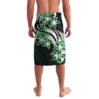 Plumeria Tribal Tattoo Lavalava Green Polynesian Pattern LT9 - Polynesian Pride