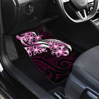 Plumeria Tribal Tattoo Car Mats Pink Polynesian Pattern LT9 - Polynesian Pride