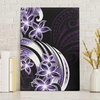 Plumeria Tribal Tattoo Canvas Wall Art Purple Polynesian Pattern LT9 Without Frame Purple - Polynesian Pride