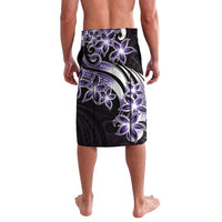 Plumeria Tribal Tattoo Lavalava Purple Polynesian Pattern LT9 - Polynesian Pride