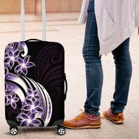 Plumeria Tribal Tattoo Luggage Cover Purple Polynesian Pattern LT9 Purple - Polynesian Pride