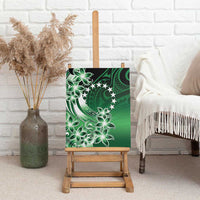 Cook Islands Tattoo Canvas Wall Art Plumeria Polynesian Pattern LT9 - Polynesian Pride