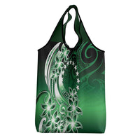 Cook Islands Tattoo Grocery Bag Plumeria Polynesian Pattern LT9 - Polynesian Pride