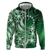 Cook Islands Tattoo Hoodie Plumeria Polynesian Pattern