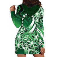 Cook Islands Tattoo Hoodie Dress Plumeria Polynesian Pattern LT9 - Polynesian Pride