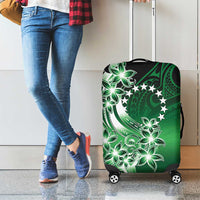 Cook Islands Tattoo Luggage Cover Plumeria Polynesian Pattern LT9 - Polynesian Pride