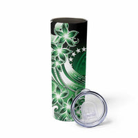 Cook Islands Tattoo Skinny Tumbler Plumeria Polynesian Pattern