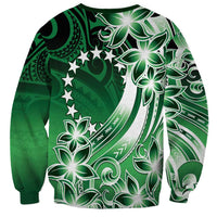 Cook Islands Tattoo Sweatshirt Plumeria Polynesian Pattern LT9 - Polynesian Pride