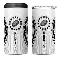World Rugby Cook Islands 4 in 1 Can Cooler Tumbler Kukis Make History - Polynesian Pride