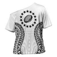 World Rugby Cook Islands Cross Shoulder Shirt Kukis Make History LT9 - Polynesian Pride