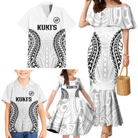 World Rugby Cook Islands Family Matching Mermaid Dress and Hawaiian Shirt Kukis Make History - Polynesian Pride