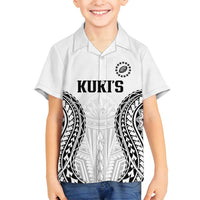World Rugby Cook Islands Family Matching Off Shoulder Maxi Dress and Hawaiian Shirt Kukis Make History - Polynesian Pride