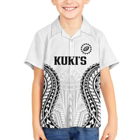 World Rugby Cook Islands Family Matching Short Sleeve Bodycon Dress and Hawaiian Shirt Kukis Make History - Polynesian Pride