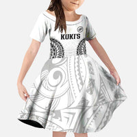 World Rugby Cook Islands Family Matching Summer Maxi Dress and Hawaiian Shirt Kukis Make History - Polynesian Pride