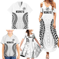 World Rugby Cook Islands Family Matching Summer Maxi Dress and Hawaiian Shirt Kukis Make History - Polynesian Pride