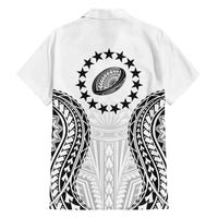 World Rugby Cook Islands Family Matching Tank Maxi Dress and Hawaiian Shirt Kukis Make History LT9 - Polynesian Pride