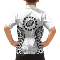 World Rugby Cook Islands Kid Hawaiian Shirt Kukis Make History - Polynesian Pride