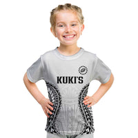 World Rugby Cook Islands Kid T Shirt Kukis Make History LT9 White - Polynesian Pride