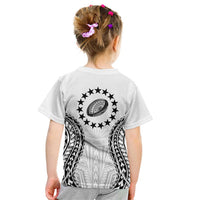 World Rugby Cook Islands Kid T Shirt Kukis Make History LT9 - Polynesian Pride
